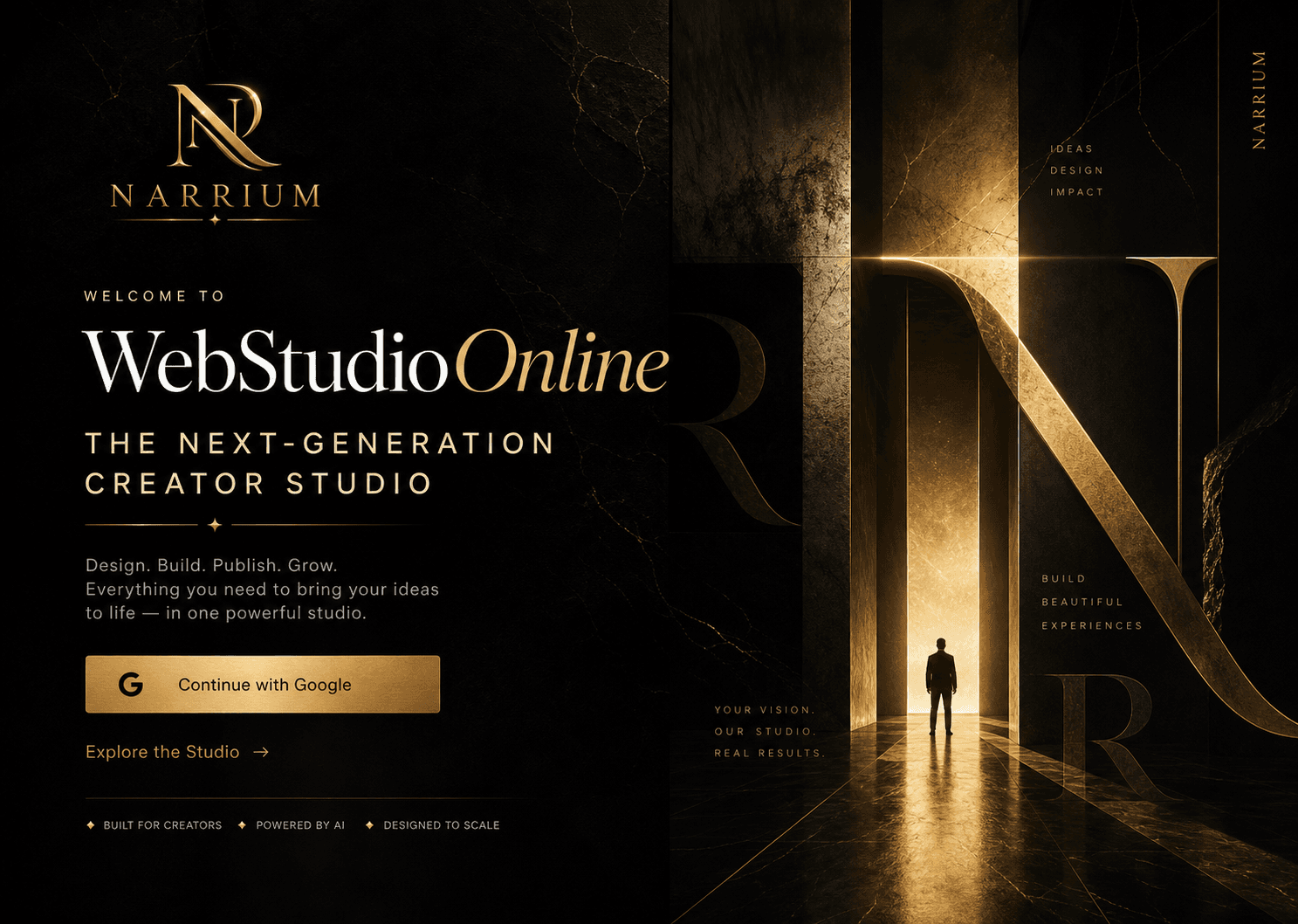 Narrium login editorial banner